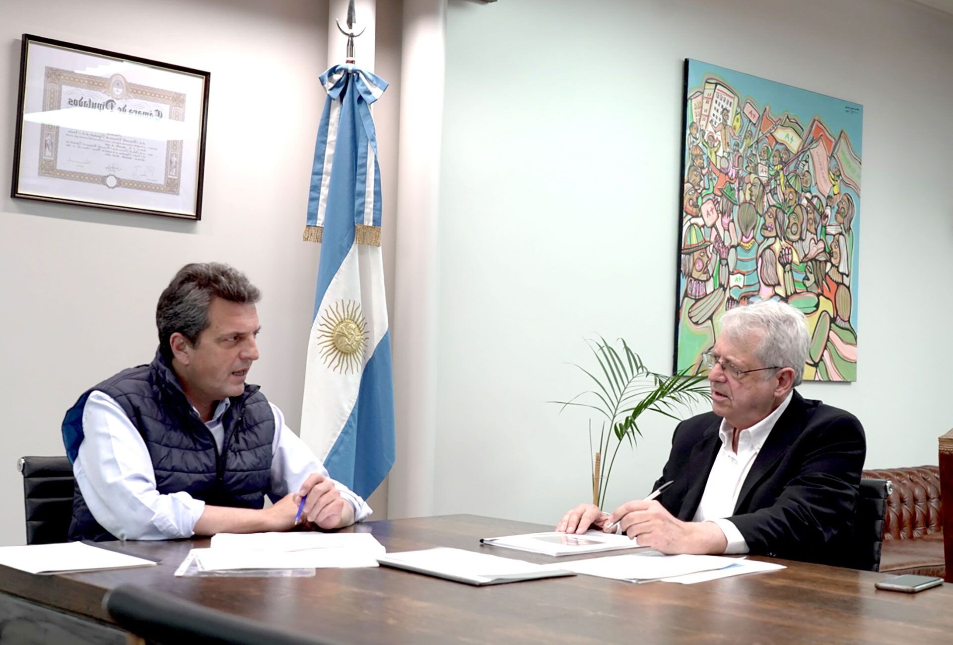 Sergio Massa, Gabriel, Rubinstein