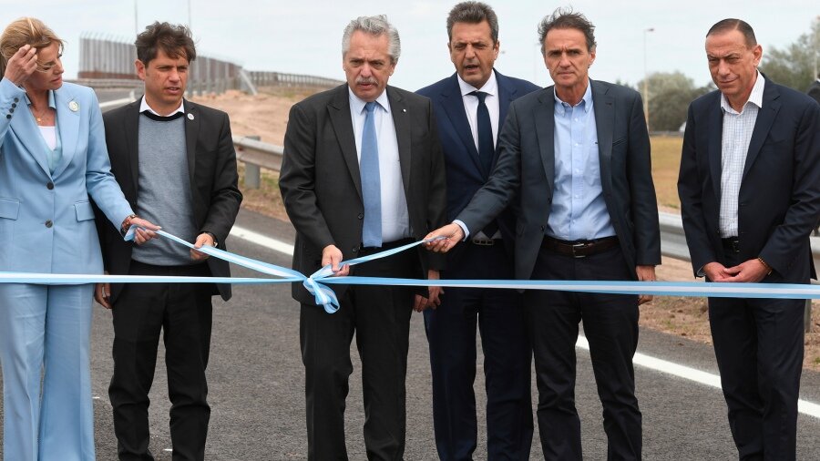 Alberto Fernández Sergio Massa Axel Kicillof Gabriel Katopodis