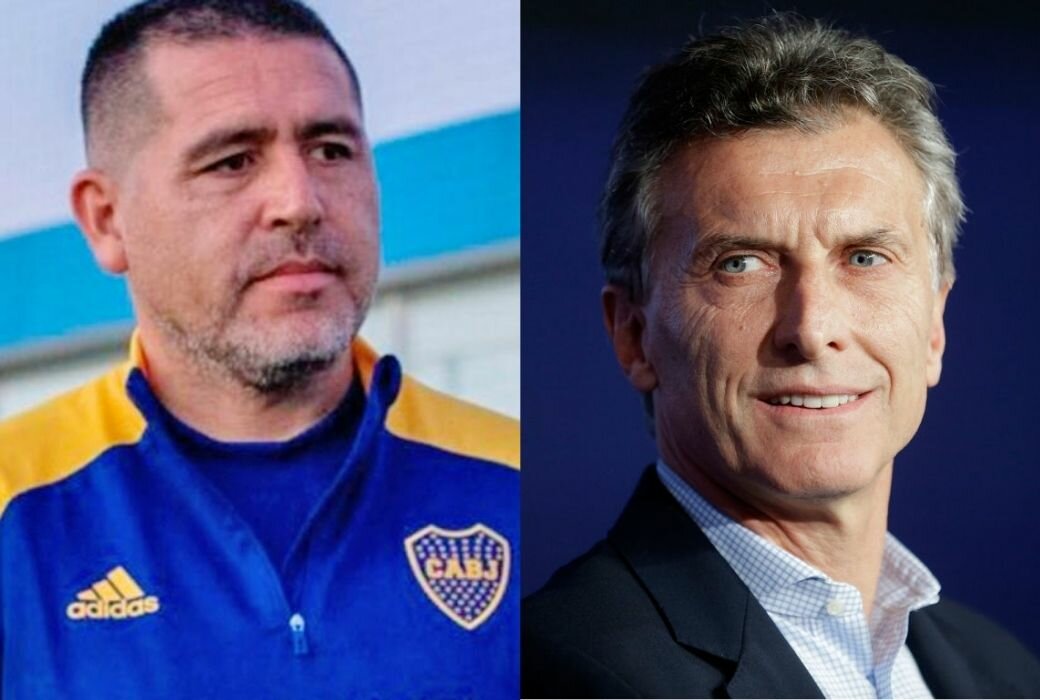 Juan Román Riquelme Mauricio Macri