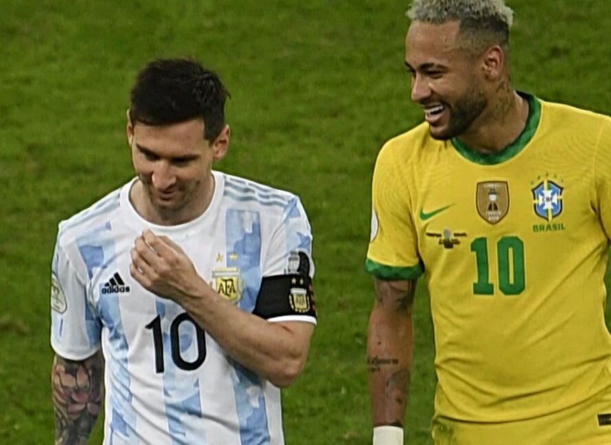 Lionel Messi Neymar Argentina Brasil