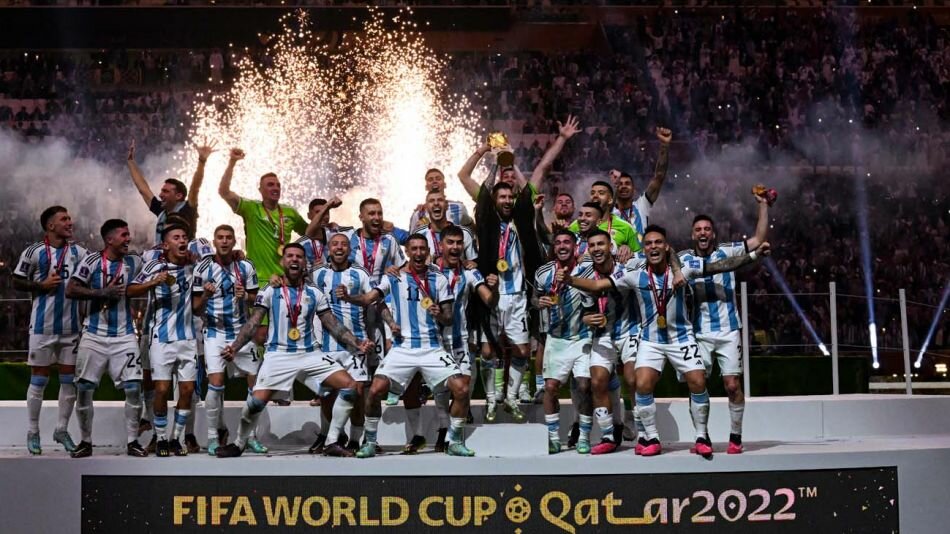 Selección Argentina campeón campeona messi Qatar 2022