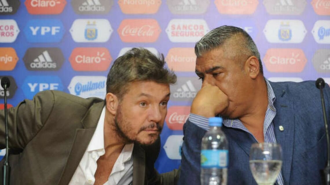 Claudio Tapia Marcelo Tinelli