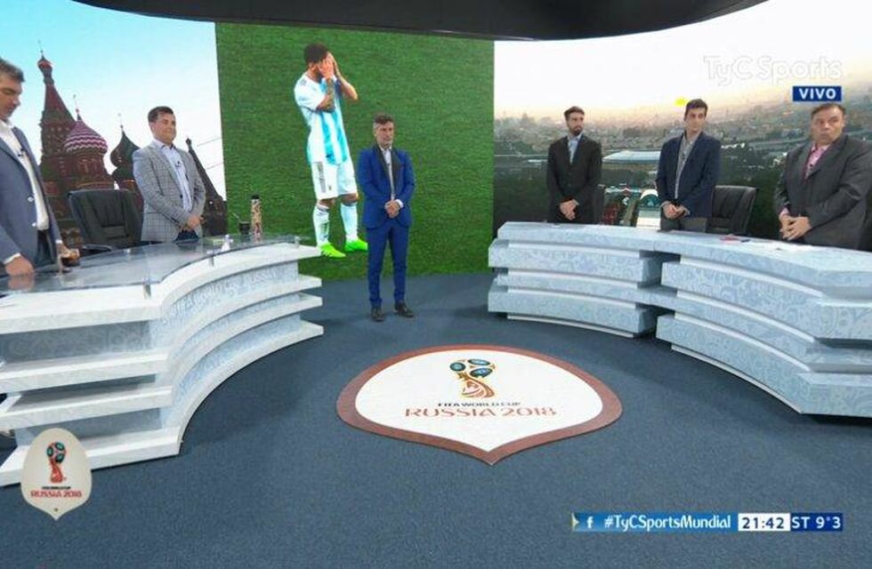 TyC Sports Diego Díaz minuto de silencio