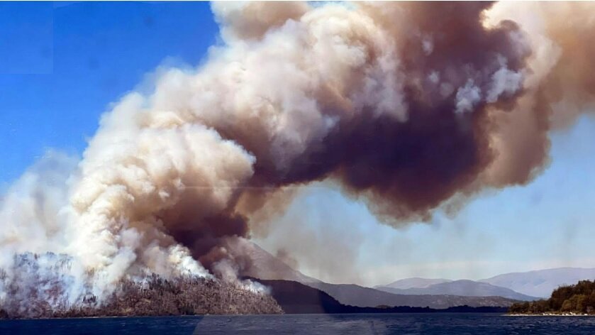 Los Alerces incendio incendios forestal forestales