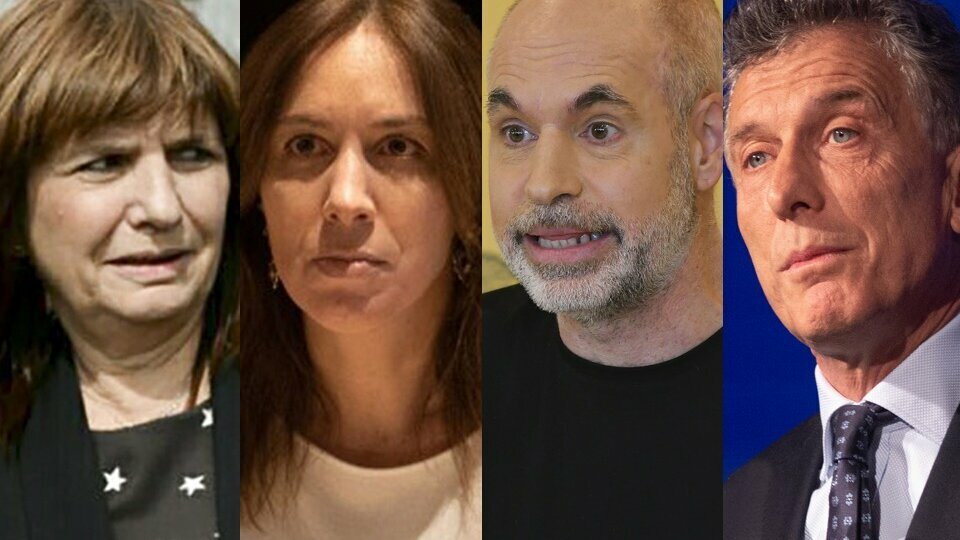 Patricia Bullrich María Eugenia Vidal Horacio Rodríguez Larreta Mauricio Macri