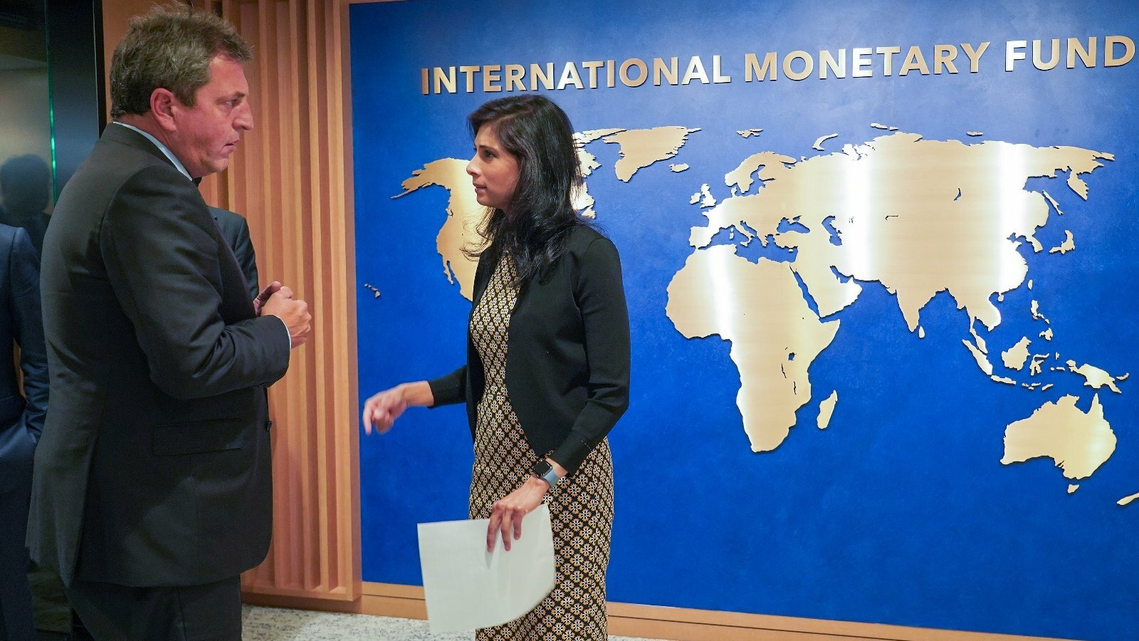Gita Gopinath Sergio Massa FMI Fondo Monetario Internacional
