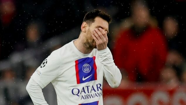Lionel Messi PSG derrota dolor perdió