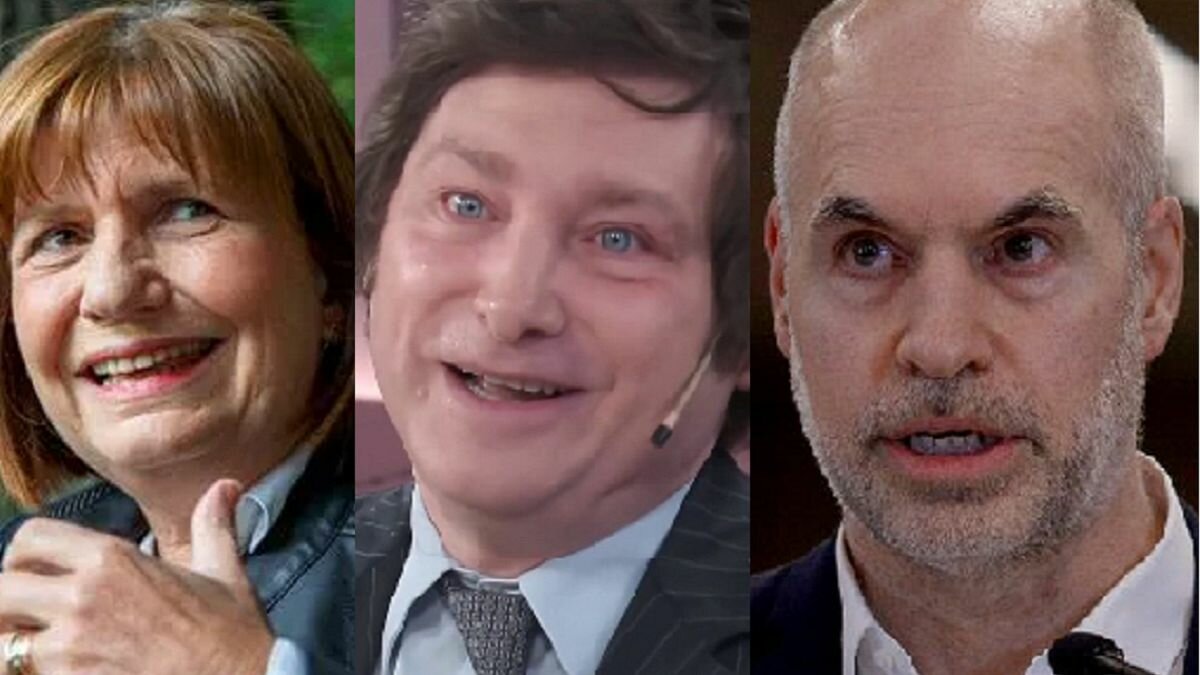 Horacio Rodríguez Larreta Patricia Bullrich Javier Milei