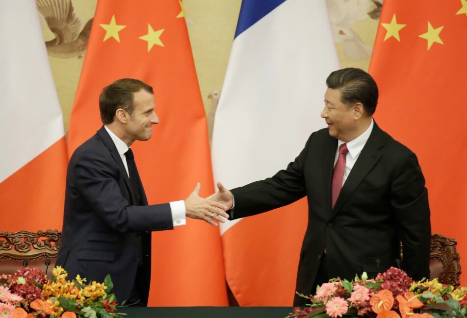 Emmanuel Macron Xi Jinping Francia China