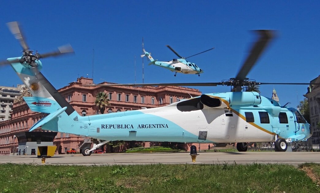 helicóptero Casa Rosada