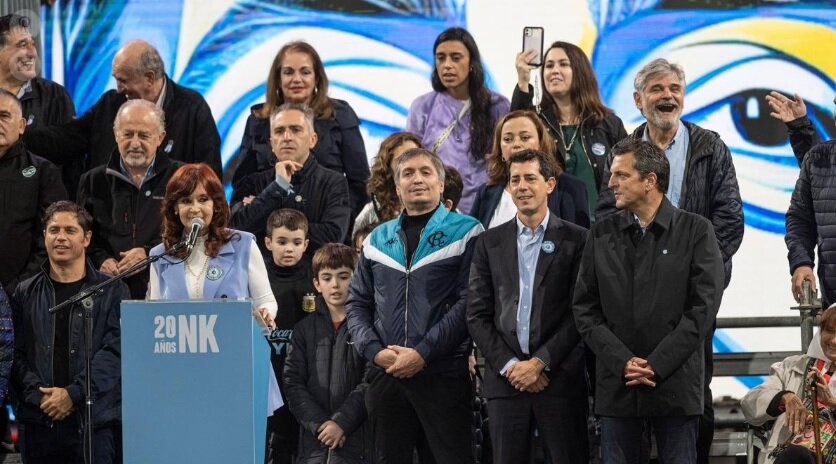 Cristina Kirchner Axel Kicillof Sergio Massa Máximo Eduardo Wado de Pedro