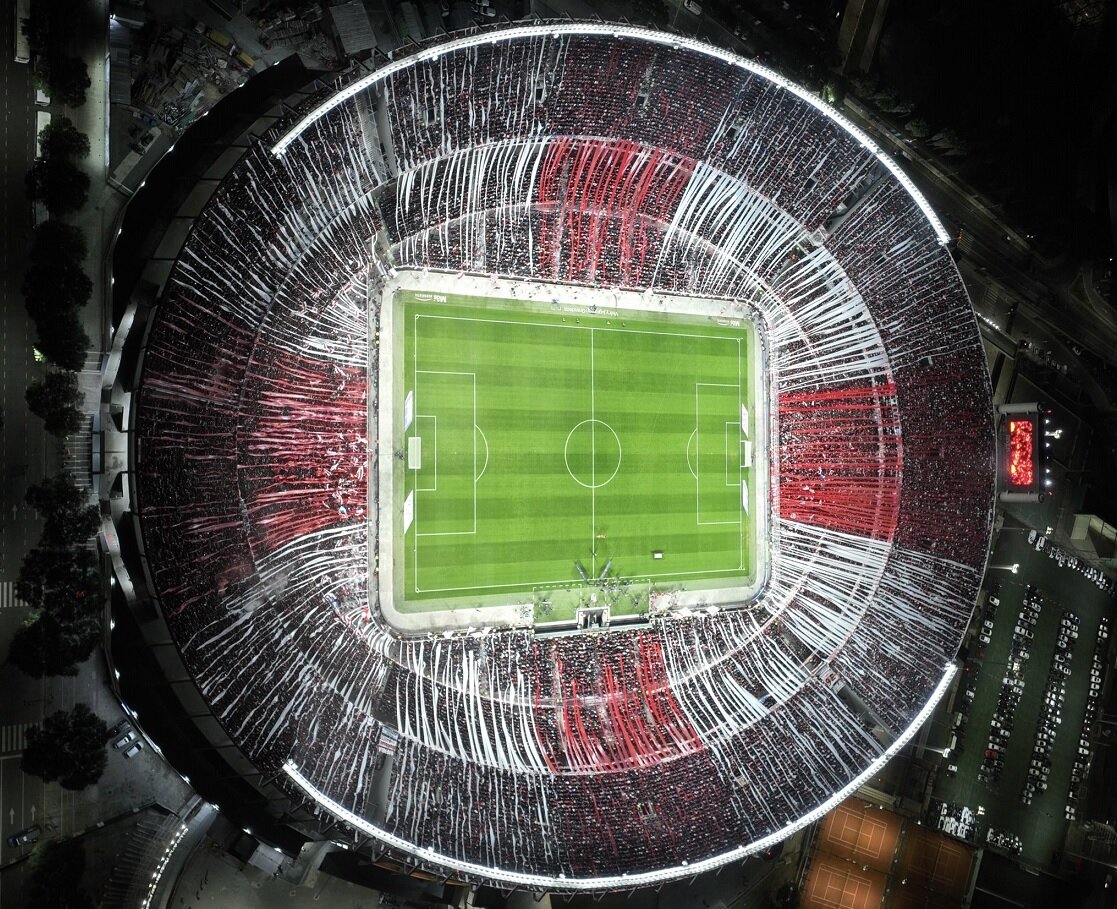 Monumental River lleno hinchas hinchada